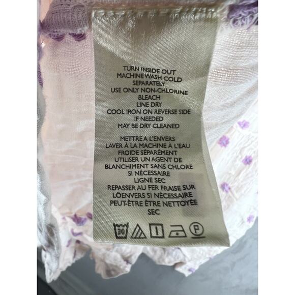 Free People Dahlia Embroidered Maxi Dress Size Small Ballet Combo - Picture 12 of 13